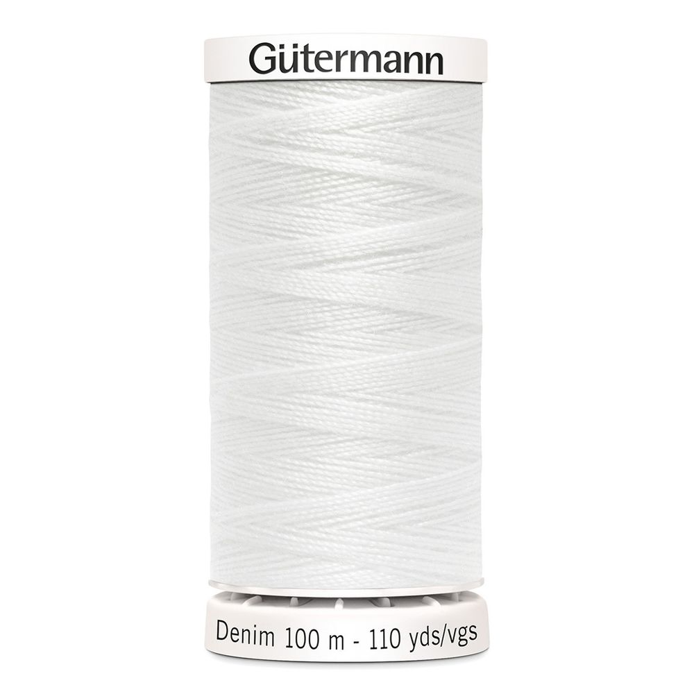 Нитки для джинсовых тканей Gutermann Denim 50, 100м, 1016, 5 катушек