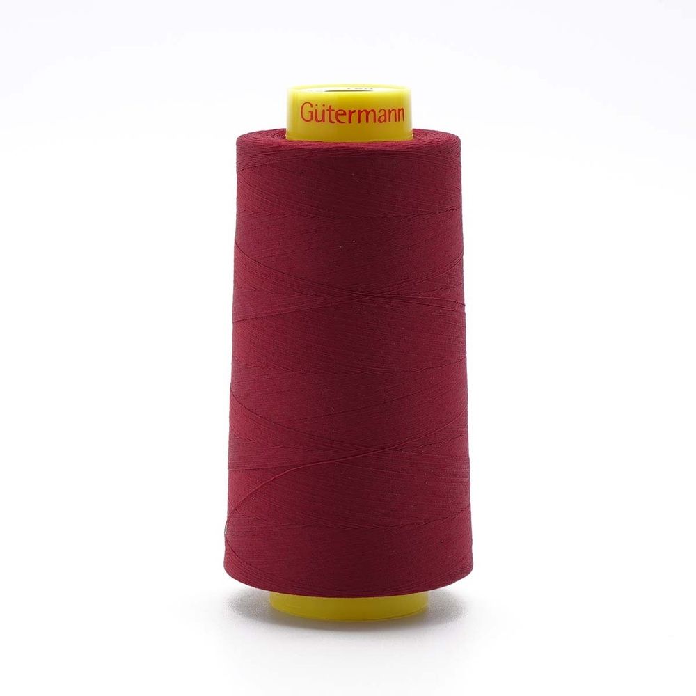 Нитка особо тонкая Gutermann Mara №150 (150/2), 5000 м, 713961, цв. 368 бордо, 1 катушка