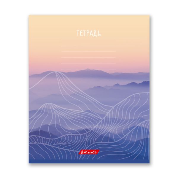 Тетрадь ученическая школьная A5+ 24 л. на скобе 65 г/м², белизна 100% 30 шт, клетка, 000377 Родные просторы, Светоч 24ТСКд5_1_3_1