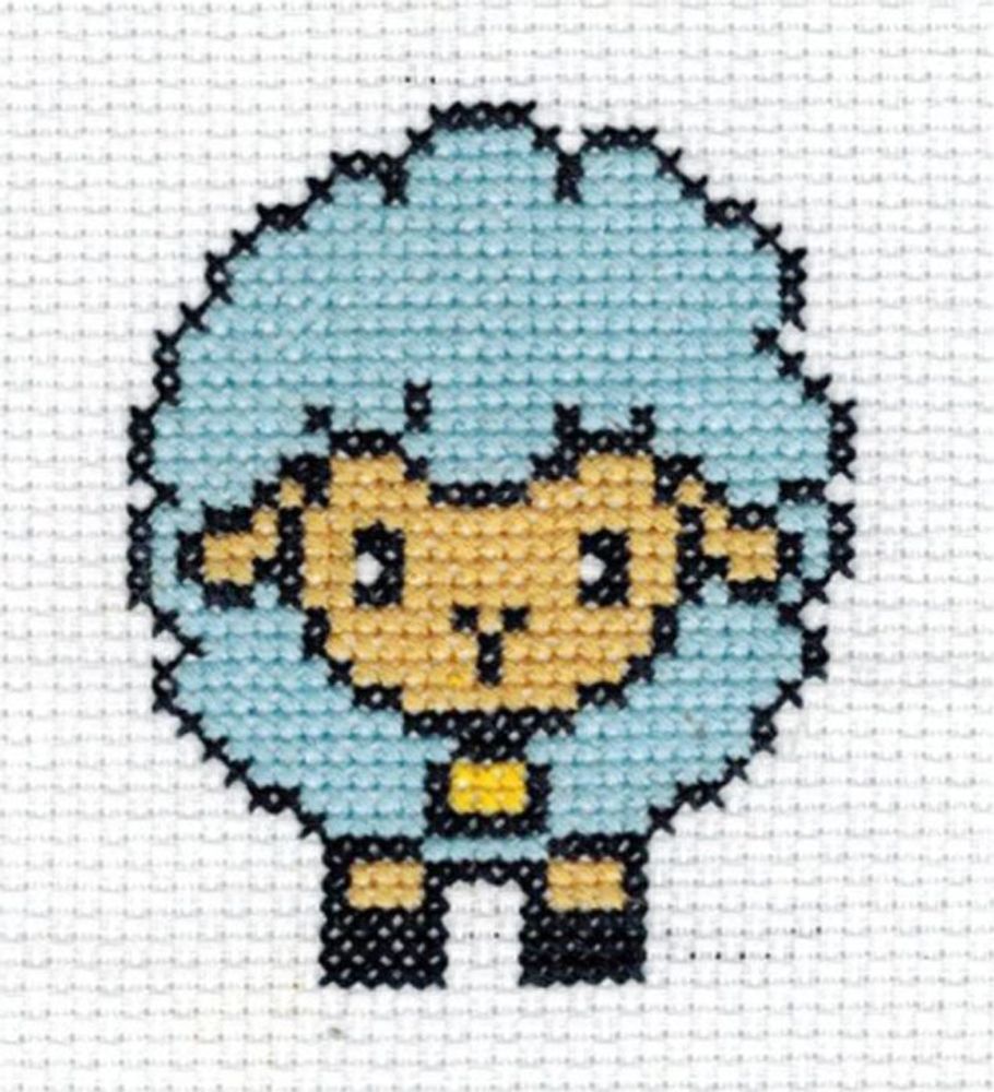 Набор для вышивания нитками Нитекс, Барашек 6х7 см