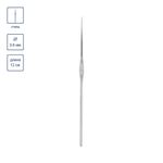 Крючок для вязания ⌀0.6 мм, 12 см, 12 шт, сталь, №16, Gamma MCH-01