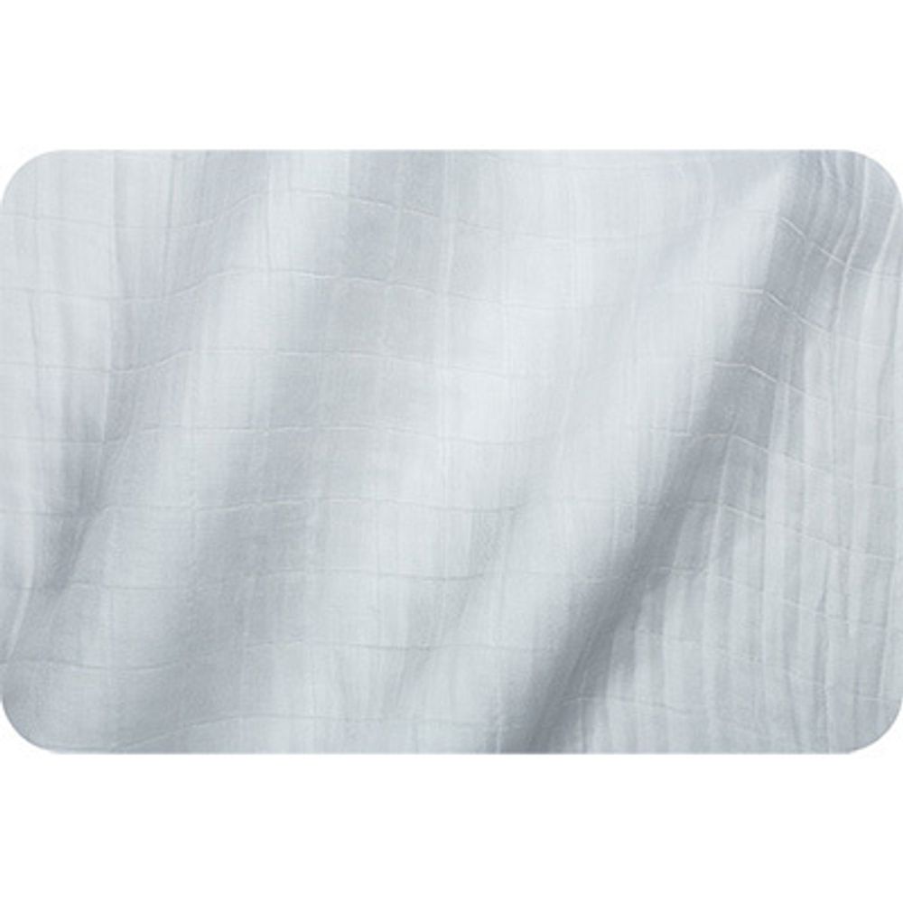 Ткань для пэчворка Peppy Solis Bamboo Embrace (марлевка), отрез 100х125 см, 120 г/м², SNOW, Shannon Fabrics