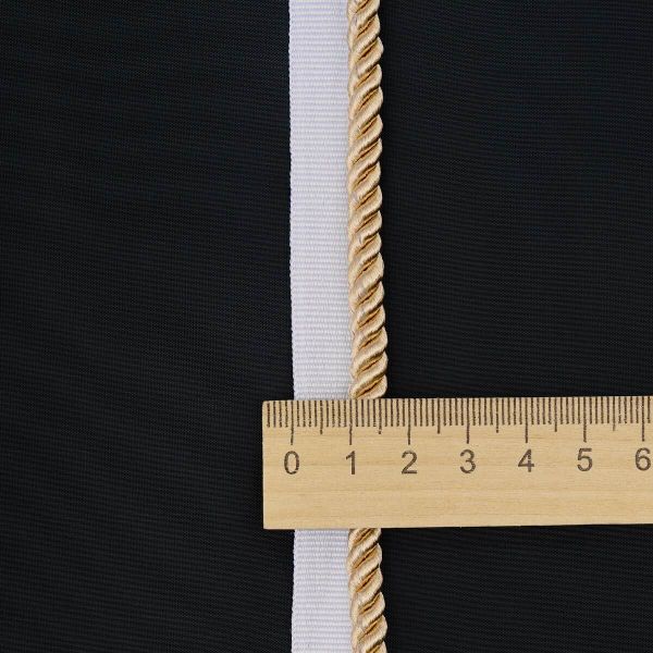 Кант витой 5 мм / 25 метров, белый/15 песочный, 3AR3294