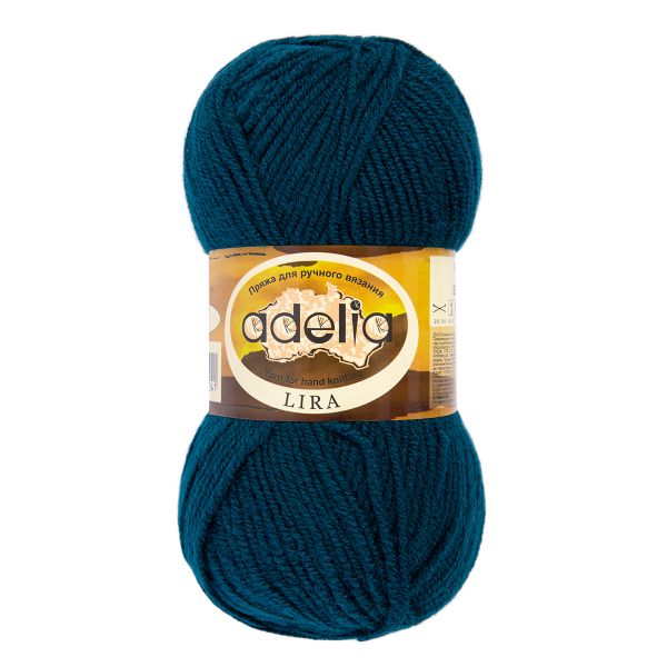 Пряжа Adelia Lira / уп.10 мот. по 50г, 200 м, 16 сине-зеленый