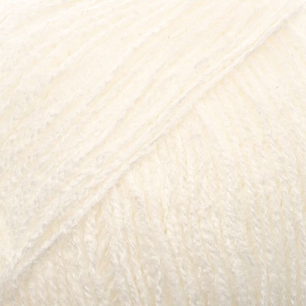 Пряжа Вязь Акриловая тонкая / уп.3 мот. по 100 г, 360 м, 001 белый