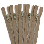 Молния трактор Arta Т6 (6 мм) 2 зам., разъем., 100 см, цв. 110 фисташковый, уп.5 шт