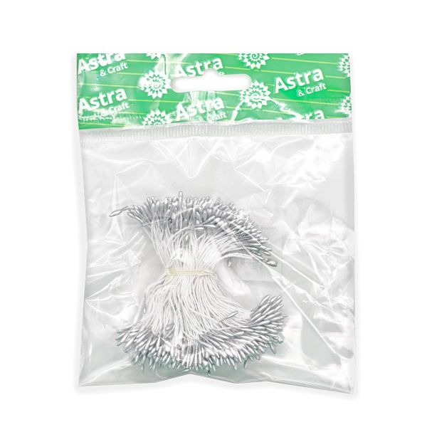 Тычинки для искусственных цветов 0,1х6см (серый)