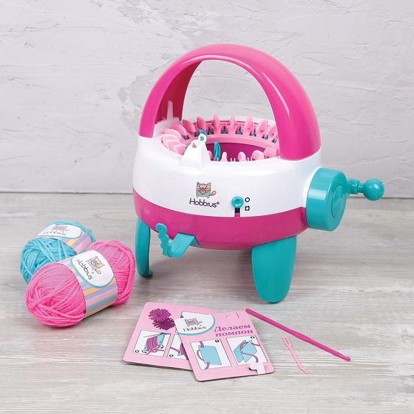 Вязальная машинка детская 19х19х26 см, Hobbius MKC-01