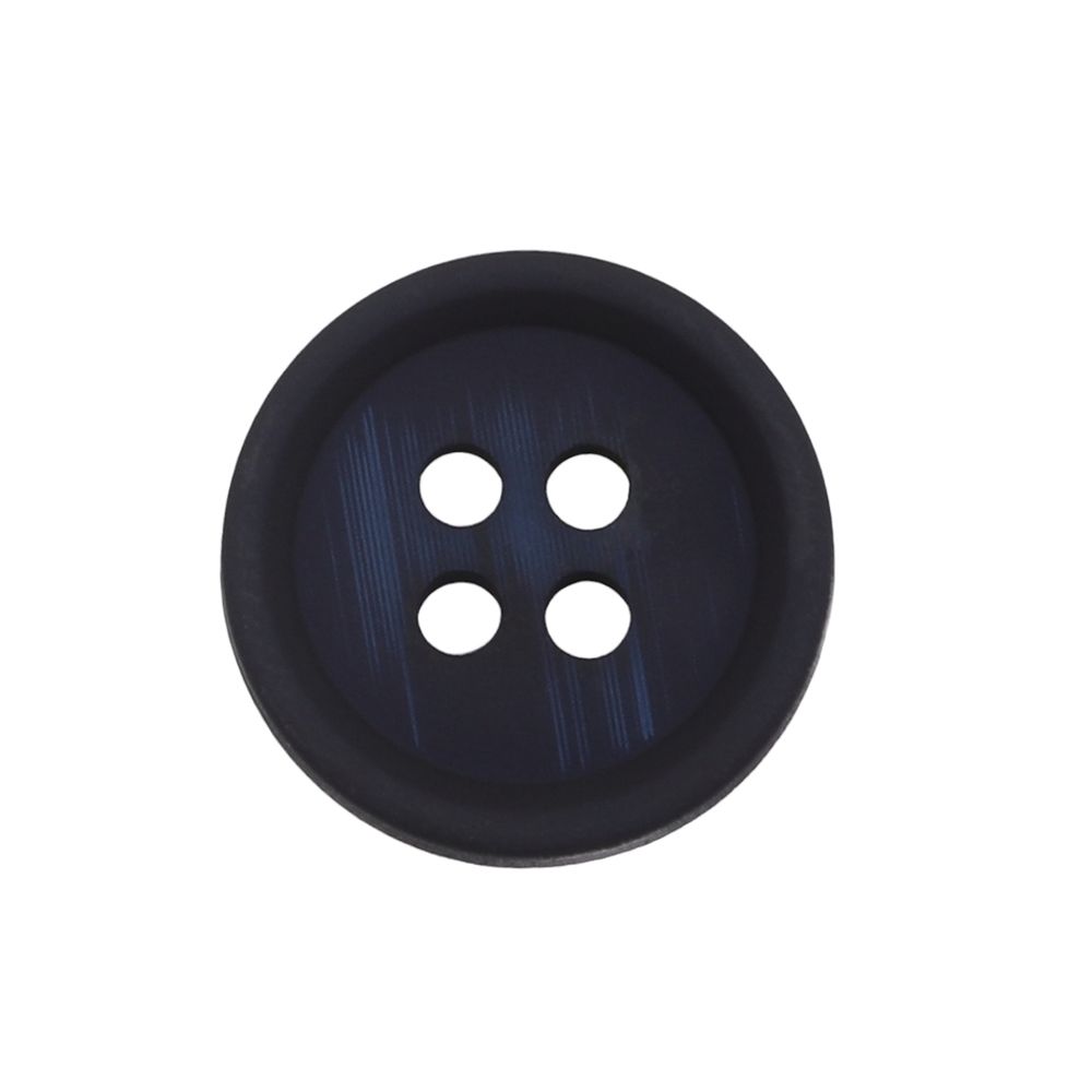 Пуговицы 4 прокола 24L (15мм), (Blue (синий)), 36 шт