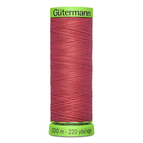 Нитки для тонких тканей Gutermann Extra Fine 150, 200м, 519 т.лососевый, 5 катушек