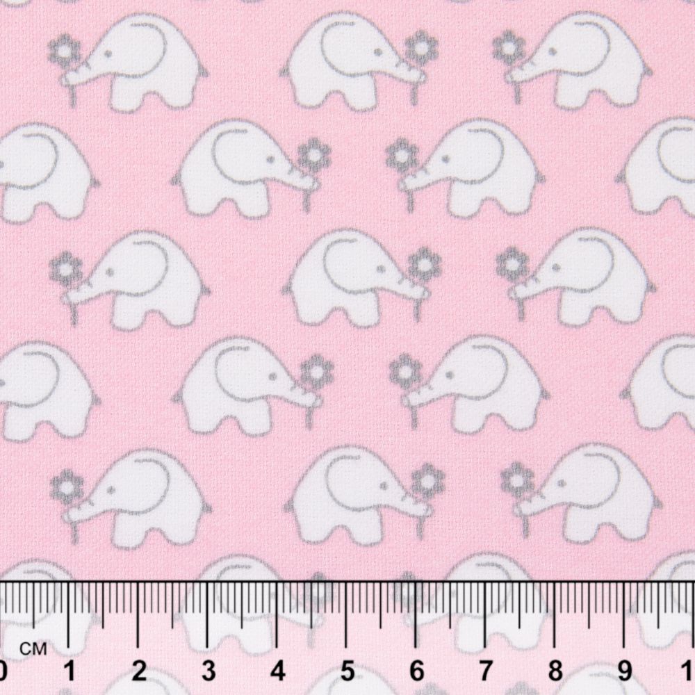 Ткань для пэчворка Peppy Молочные сны фланель, отрез 100х110 см, 175 г/м², МС-23 розовый, Peppy