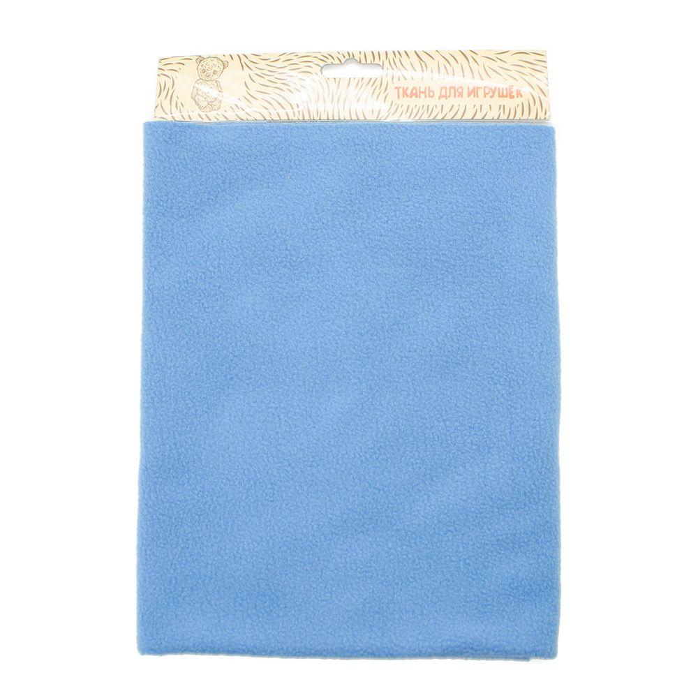Трикотаж для кукол флис 180 (47х50 см-+3см) (24191 синий)