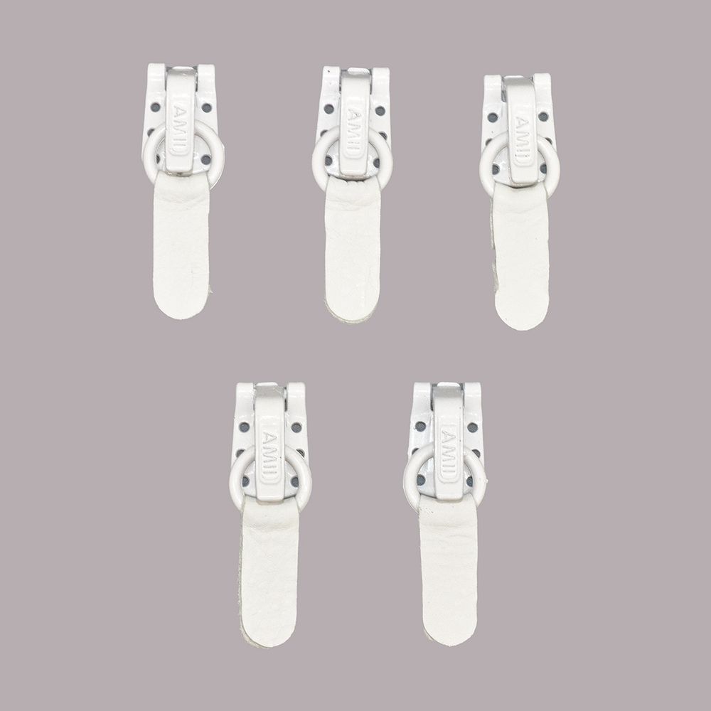 Крючок шубный Amii 50 мм, RAL 9003, 50 шт, белый