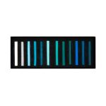 Пастель художественная 12 цв, Элементы. Вода, Аква-колор IZO-SPE12