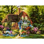 Картина по номерам Русская живопись, Сказочный домик 40х50см