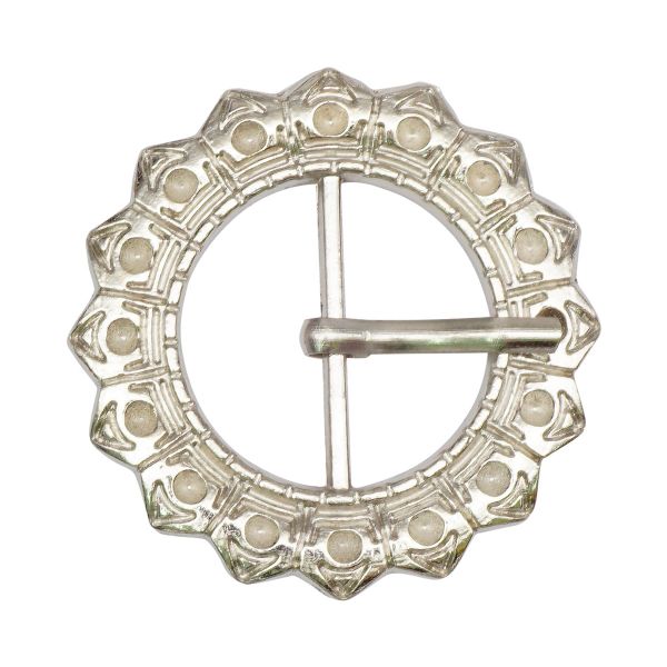 Пряжка ременная металл 24х42 мм, никель