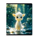 Тетрадь ученическая общая, выборочный лак, A5 48 л. на скобе 65 г/м², белизна 100% 10 шт клетка, 01493 Монстрики, Светоч Т195