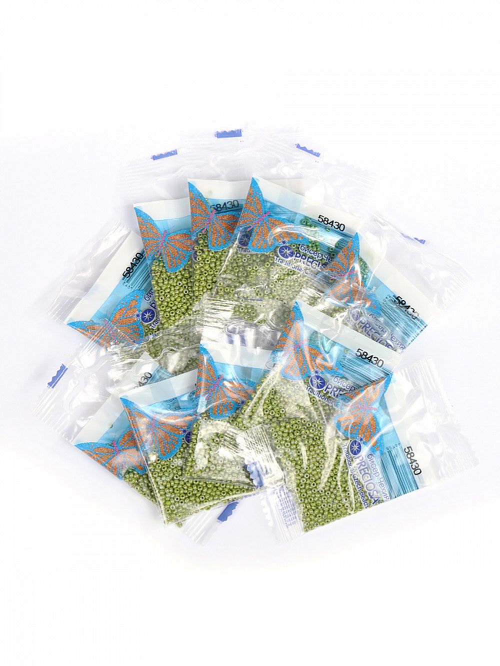 Бисер Preciosa 10/0 (2.3 мм), 50 г (10х5 г), цв. 58430