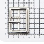 Пряжка 38 мм. никель, 4 шт