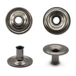 Часть кнопки Альфа (S-образная) ⌀11 мм (D-часть), чер.никель, 100 шт, S090534, BIG