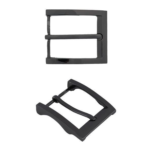 Пряжка ременная металл 35 мм (Nickel) MR99, 3 шт