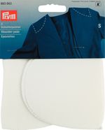 Плечевые накладки (подплечники) Полумесяц разм. S, белые, Prym 993860