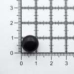 Пуговицы на ножке 18L (11мм), пластик (black (черный)), 72 шт, PS20
