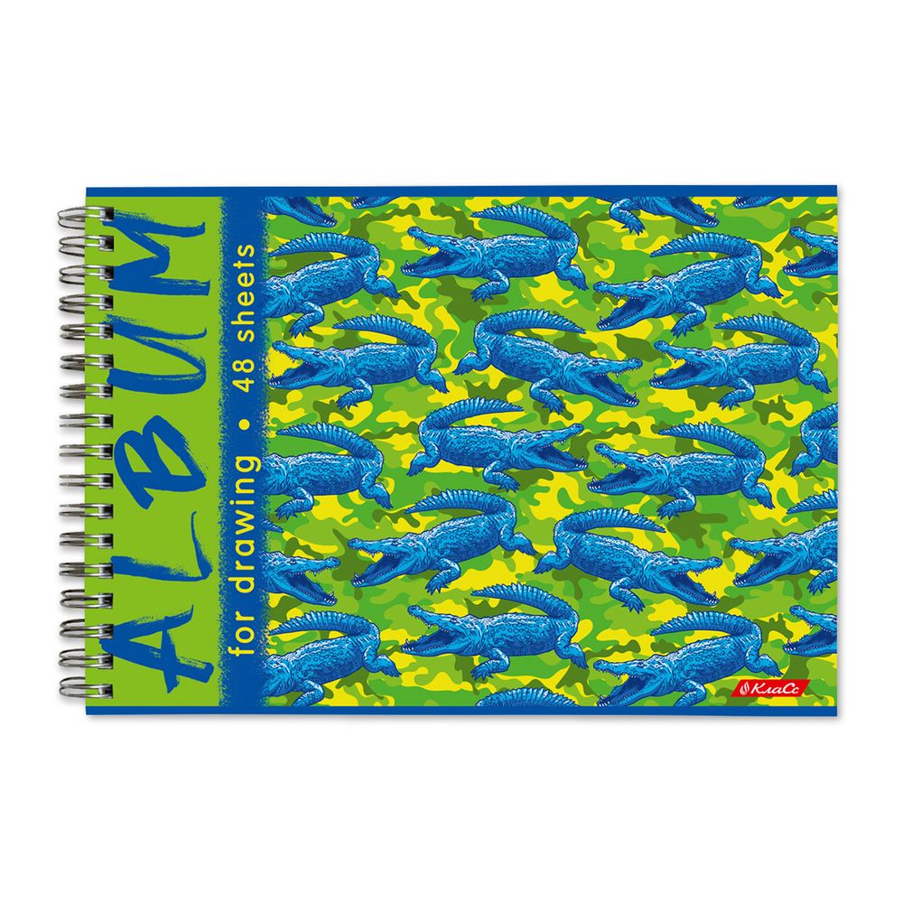 Альбом для рисования 100 г/м², A4 29х20.5 см, на гребне 48 л., 6 шт, 48АЛГР4_000274 Милые и ужасные, Светоч