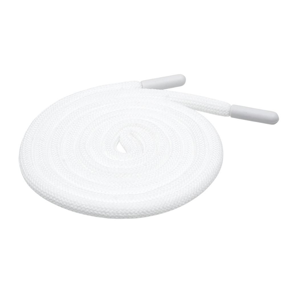 Шнурок декоративный круглый 7 мм / 125 см, 1 шт, цв. белый, 3AR2808