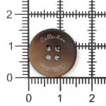 Пуговицы 4 прокола 24L (коричневый), 36 шт