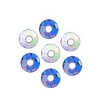 Пайетки плоские 3 мм, упак. 10 гр, Астра, 50126 сиреневый голограмма, уп.10 шт