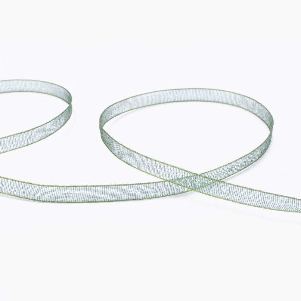 Лента капроновая (органза) _3.0 мм / 45.7 метров, 078 болотный, Blitz OR-3