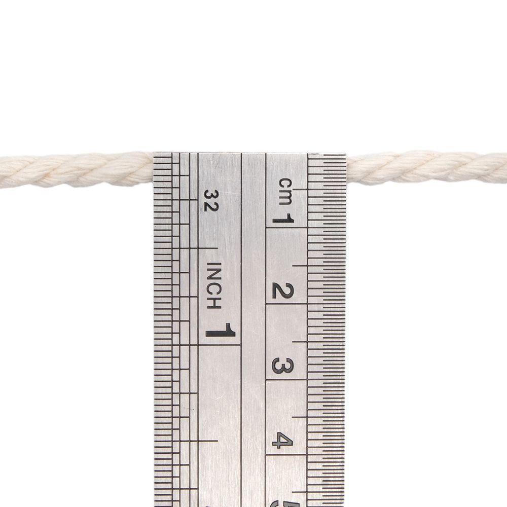 Шнур круглый х/б ⌀5.0 мм / 50 метров, (бобина) цвет суровый