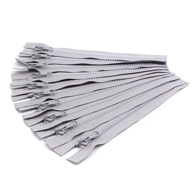 Молния трактор Arta Т6 (6 мм) 1 зам., н/раз., 18 см, цв. 079 св.серый, уп.10 шт