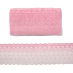 Кружево капроновое широкое 127 мм / 13.71 м, 0574-5002, цв.А549 розовый