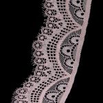 Кружево эластичное (стрейч) 60 мм / 13.71 метра, C344 пудровый