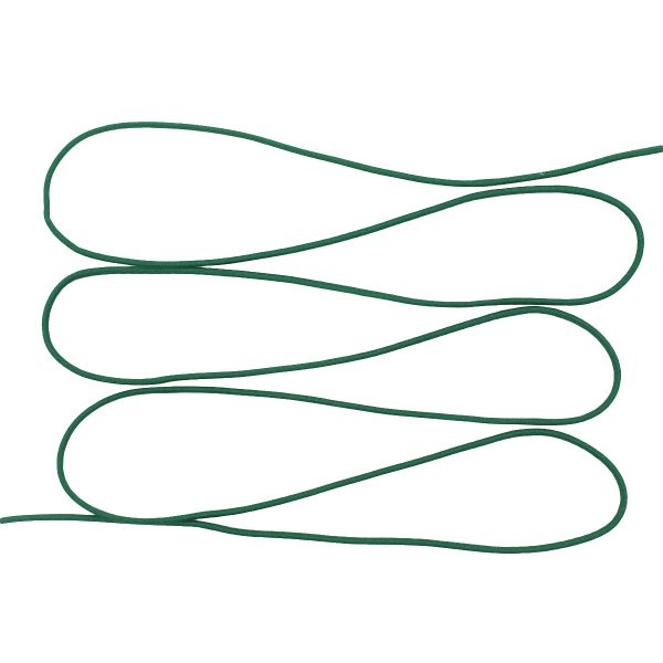 Резинка шляпная (шнур эластичный) ⌀2.0 мм / 30 метров, т.зеленый