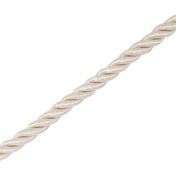 Шнур витой 8мм / 18,29м, 044 кремовый
