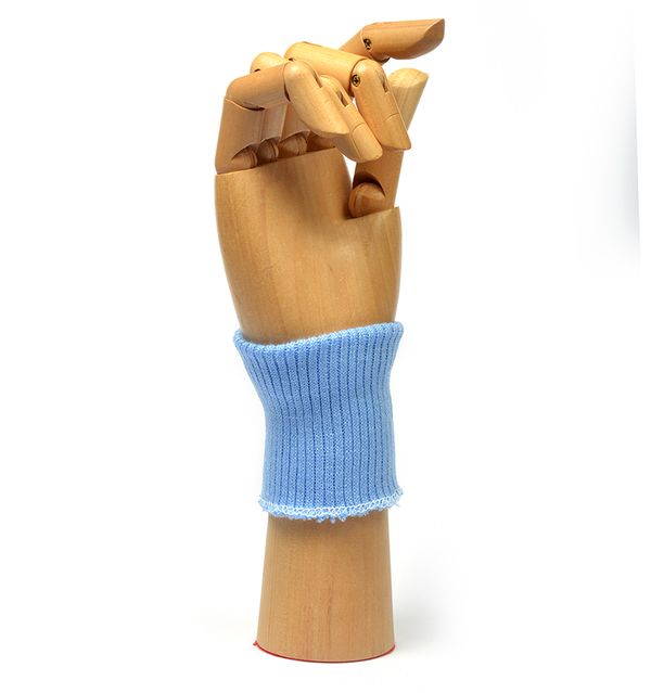 Манжеты трикотажные 6.5х8.0 см, 10 пар, МРД: 32/2 рапорт 2х1 плетение ластик 556/4 неж.голубой