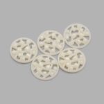Украшение 20мм (белый), CON2521, 5 шт