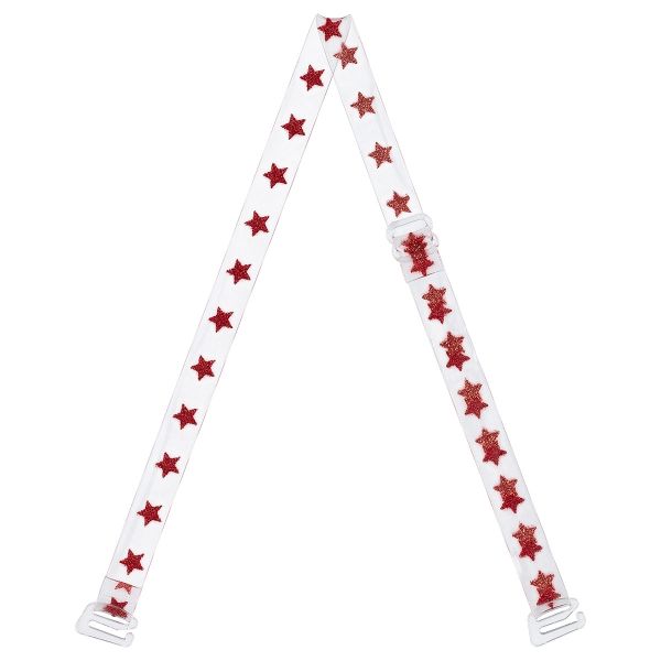 Бретели для бюстгальтера 10 мм, 10 пар, /РП/, красный, Gamma BR-1019