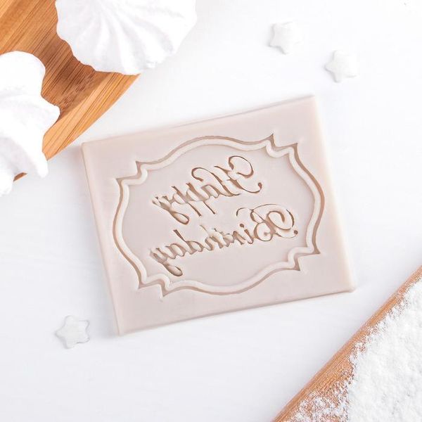 Молд 6,5х5,5 см, Happy Birthday