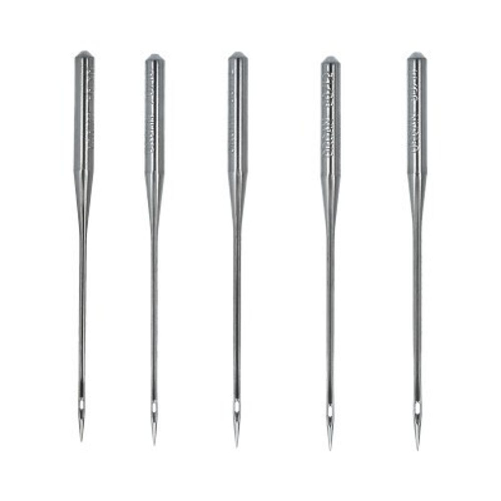 Иглы для швейных машин базовые универсальные 130/705 H, №70-90, 5 игл, в пенале 5120000 ассорти, ORGAN