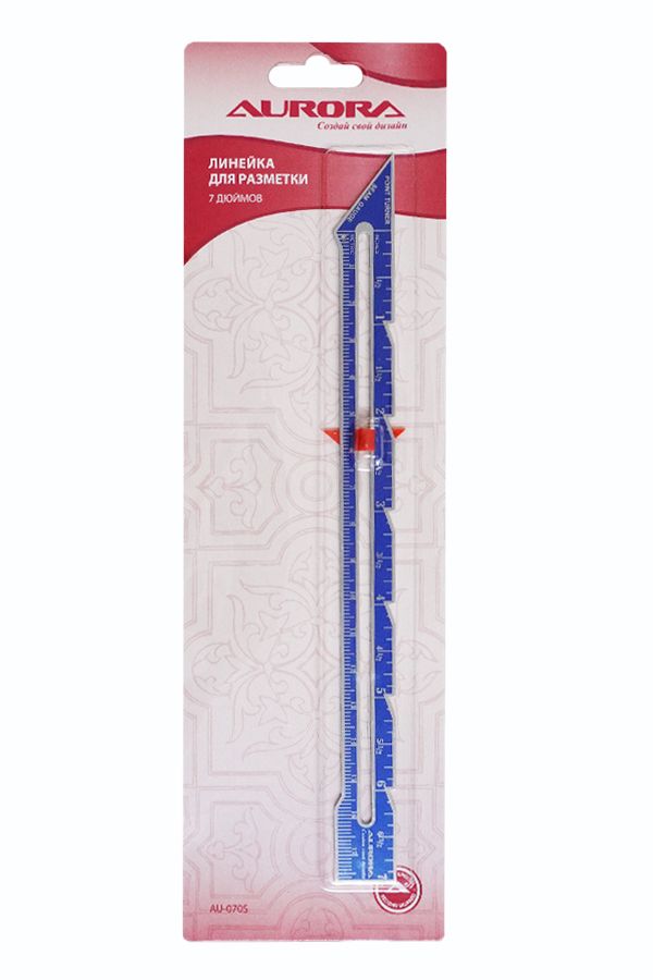 Линейка для разметки 7 дюймов, AU-070S, Aurora, 1 шт