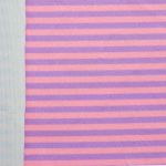 Мех коротковорсовый 3мм с принтом полоска, 47*47см (±2см), 100% п/э (сирень/светло-розовый) 29498