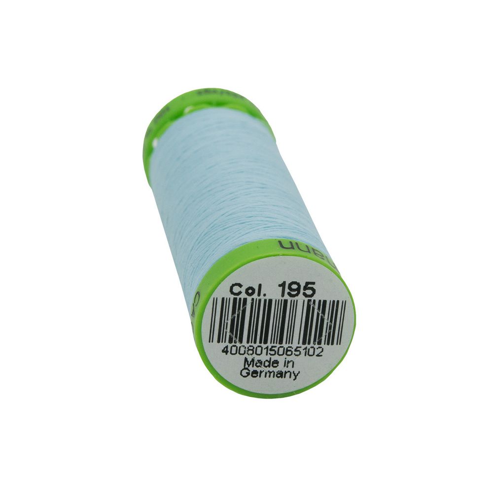 Нитки для тонких тканей Gutermann Extra Fine 150, 200м, 195 голубой лед, 5 катушек