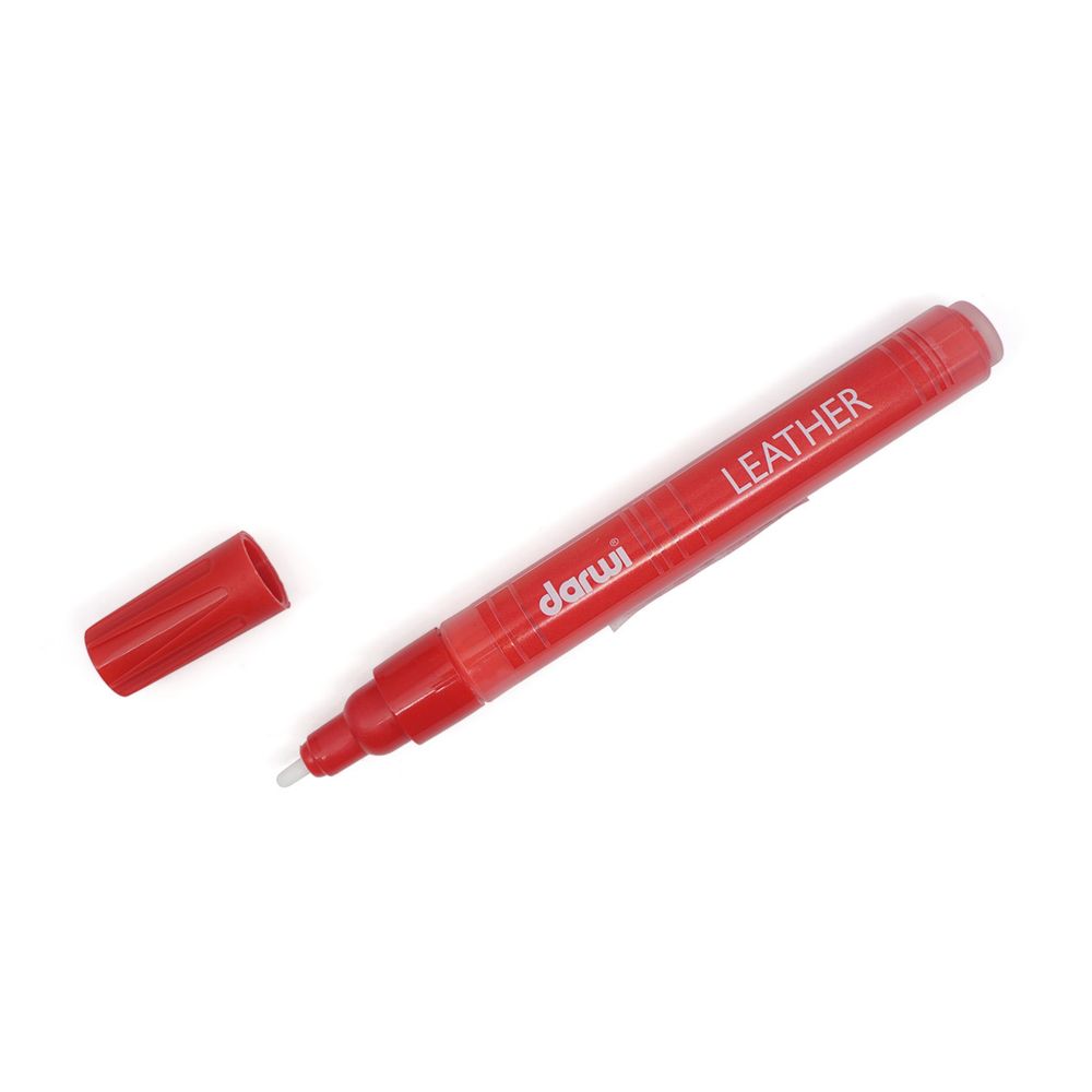 Маркер для кожи Darwi Leather, 2 мм, 490 красный