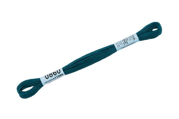 Мулине Gamma 100% хлопок, цв.0860 т.т.мор.волна, 24 мотка по 8 метров