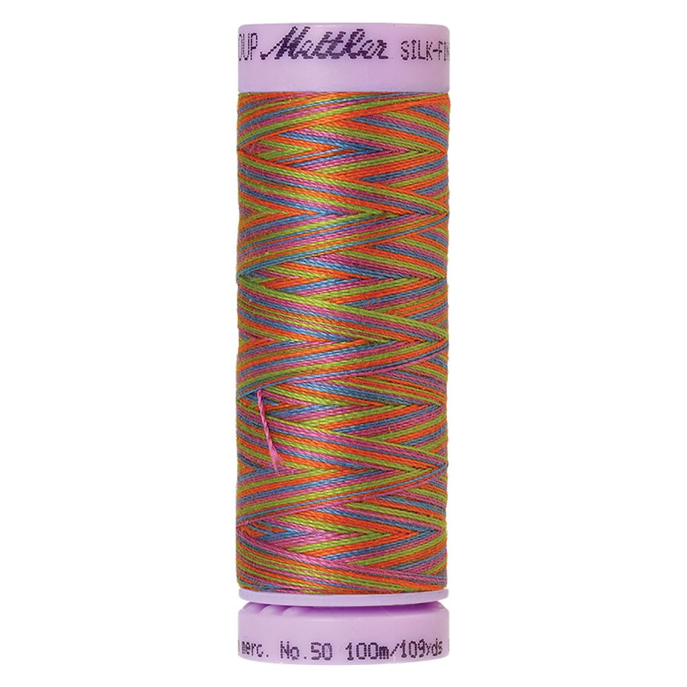 Нитки хлопковые отделочные Mettler Silk-Finish multi Cotton 50, 100 м, 9842, 5 катушек