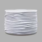 Резинка шляпная (шнур эластичный) ⌀1.0 мм / 30 метров, 0370-1100, цв.белый